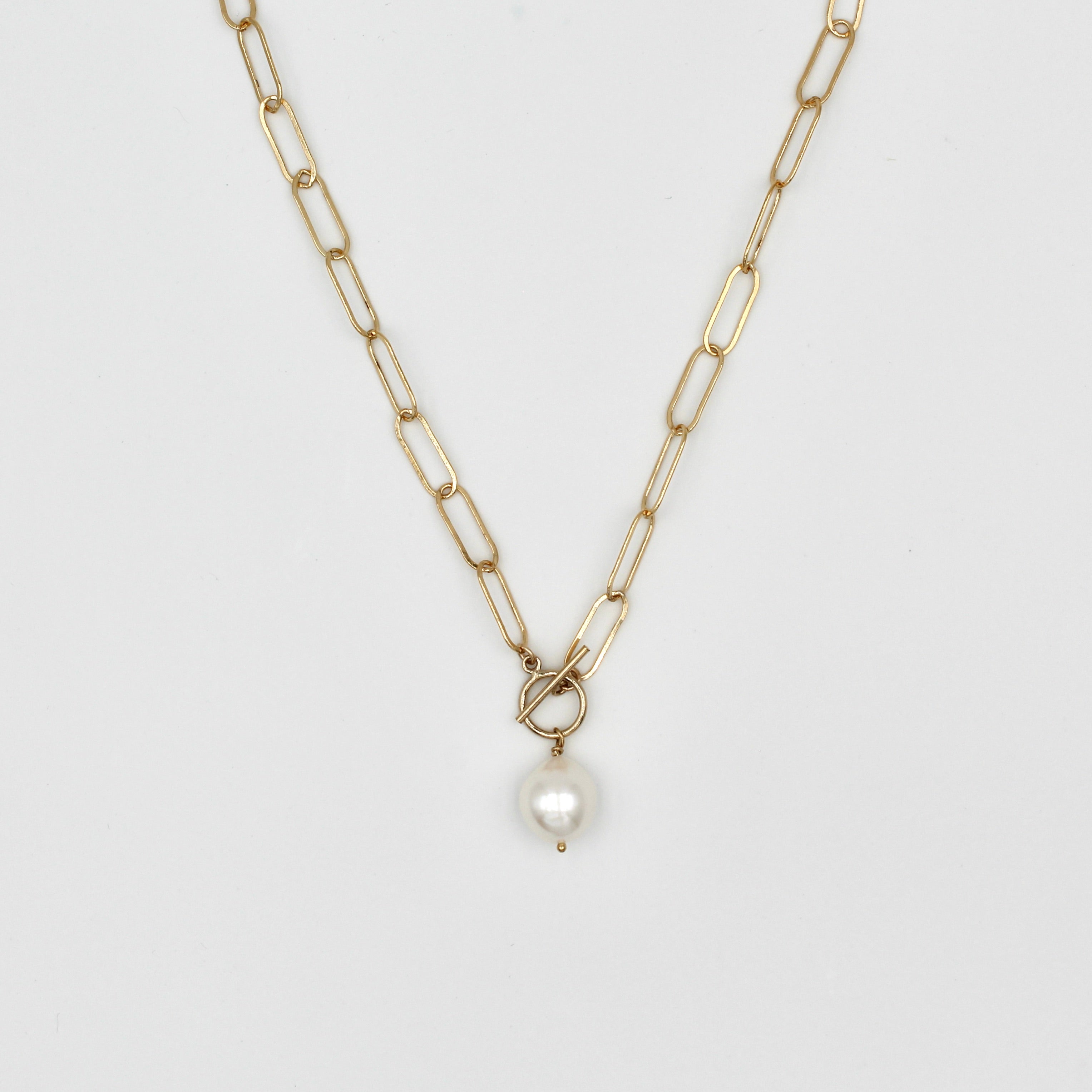 Pearl Toggle Necklace