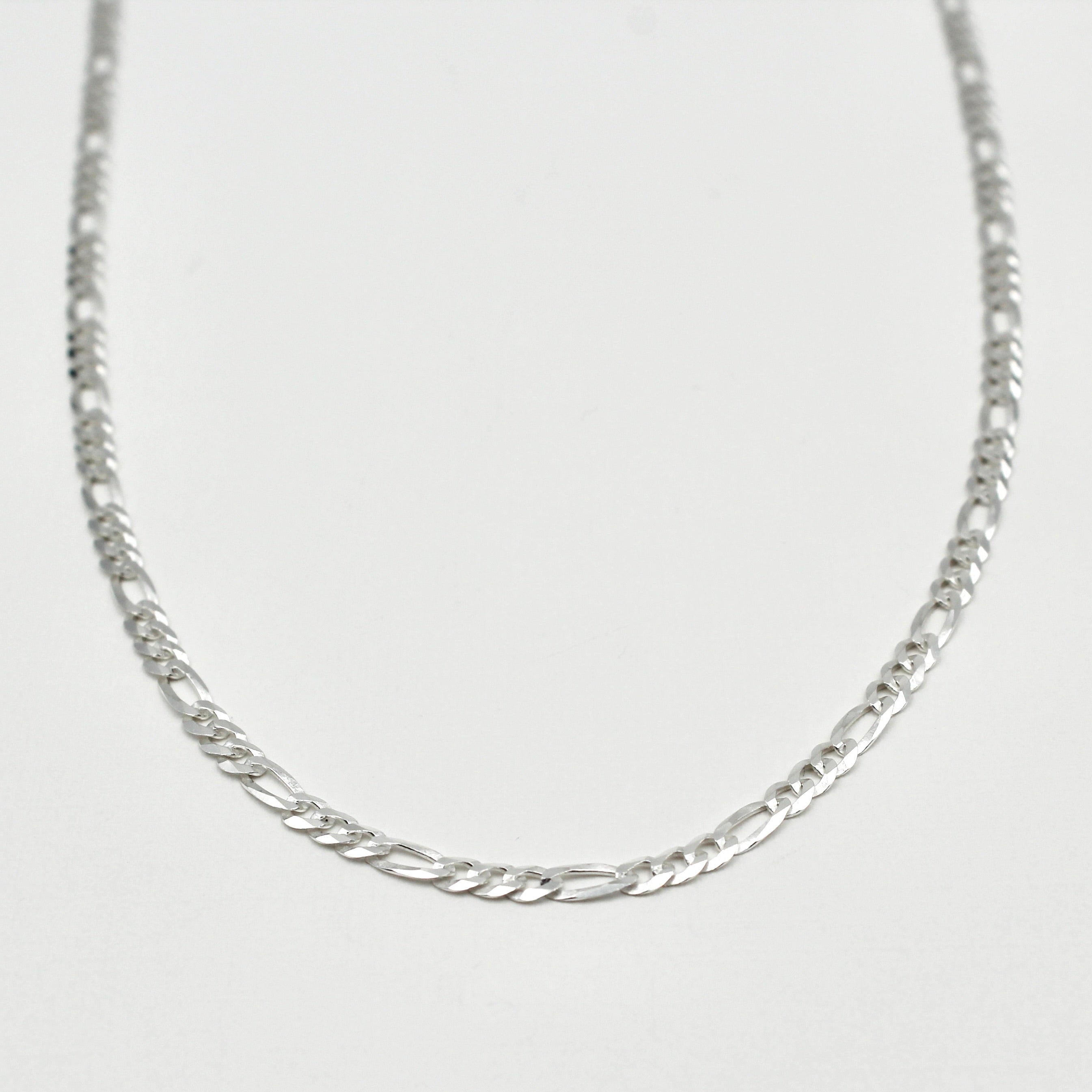 Sterling Figaro Chain